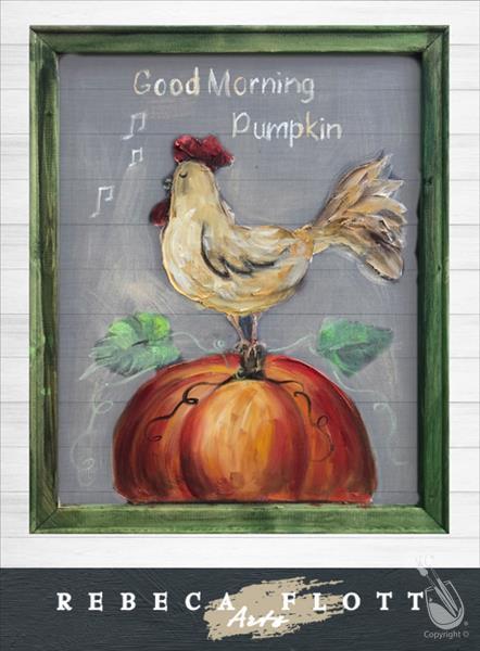 Rebeca Flott Arts - Good Morning Pumpkin