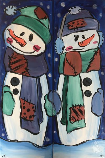 We Got Wood Wednesday- Patchwork Snow Buddies