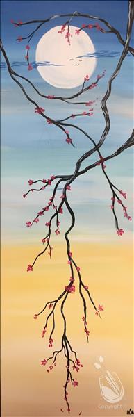 How to Paint Spring Moon Blooms