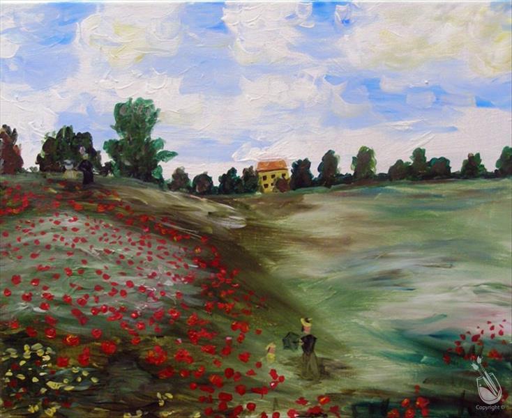 Monet's Wild Poppies