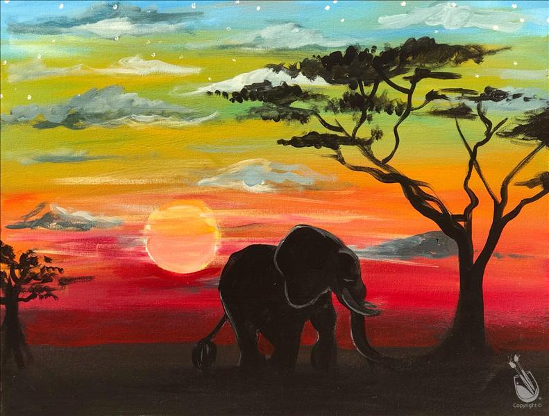 Pick Your Size! African Sunset