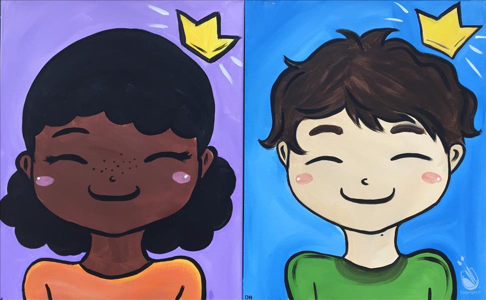 Paint Your Cartoon Selfie--Kids' Art Camp!