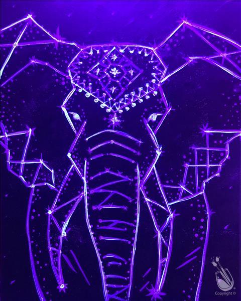 Elephant Constellation BLACKLIGHT