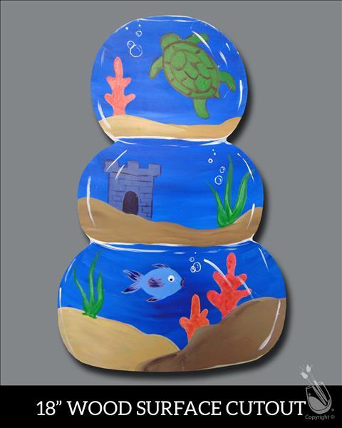 Stacked Fishbowls Cutout
