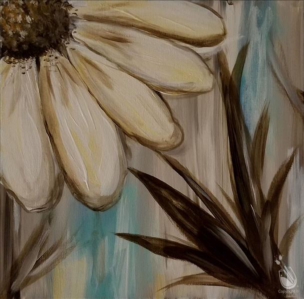 How to Paint Adult ART Camp: Hazy Daisy Part 5 of 5 -Single Day