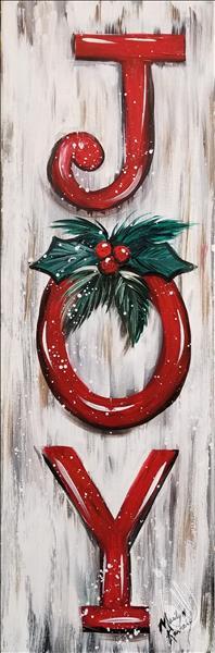 Christmas Signs - Joy *add candle
