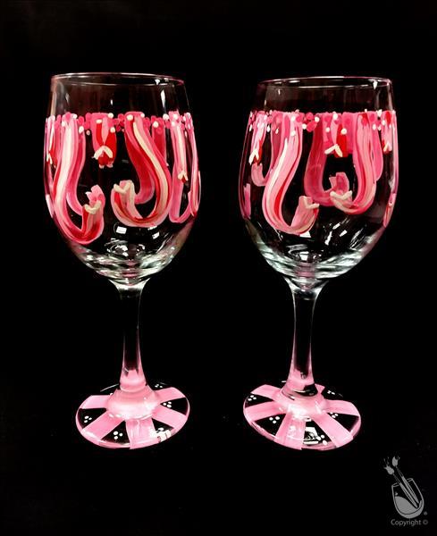 Breast Cancer Awareness- Glassware Set