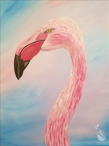 Healing Heart Flamingo