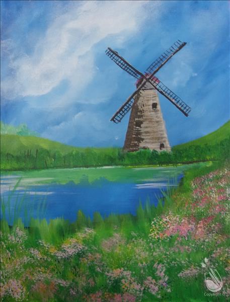 Dutch Windmill **New Art**Add A Candle**