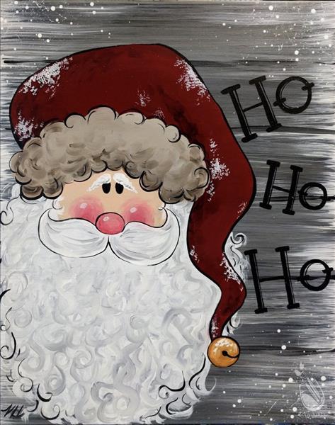 Always Jolly Rustic Santa (Canvas or Wood Board)