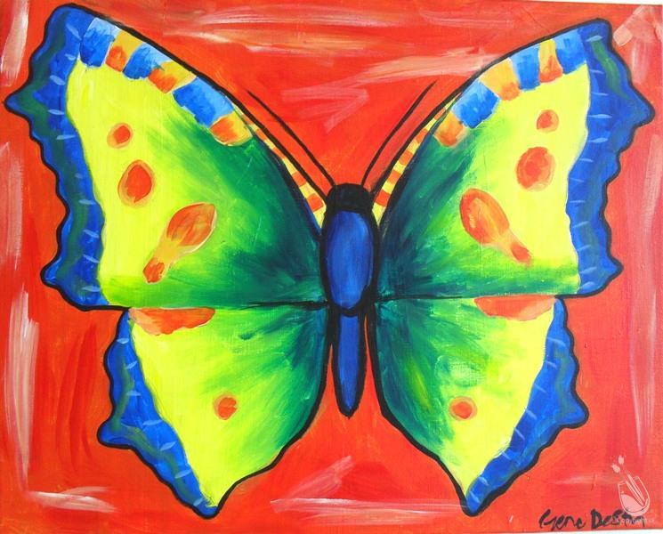 How to Paint CREATE YOUR BUTTERFLY**Public Family Event**