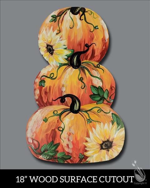 Bright Pumpkins Cutout