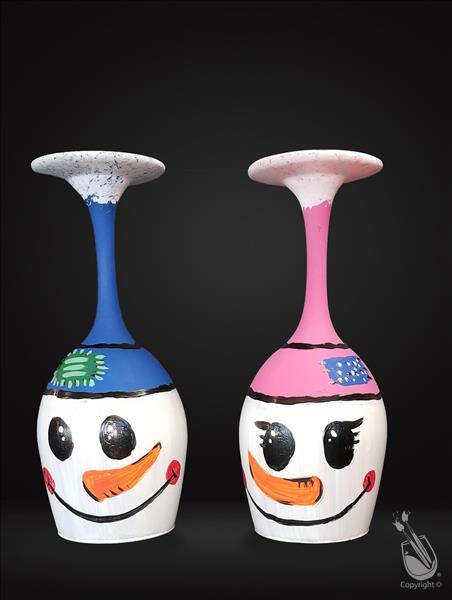 Snowbuddies Candleholders - Glassware Set
