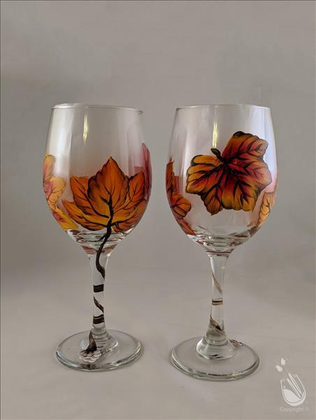 Sip and Paint Glassware at Latigo Winery!