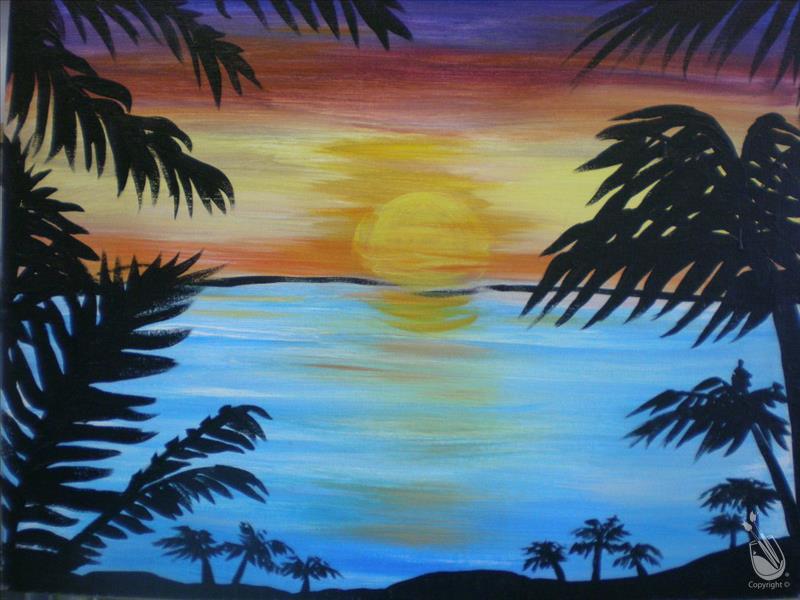How to Paint TROPICAL OASIS**Public Event**
