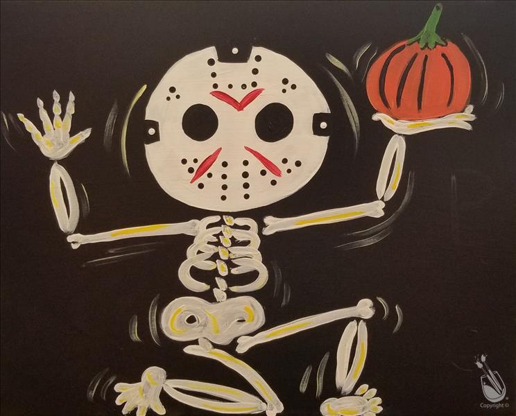 Happy Friday the 13th! - Hockey Skeleton - BYOB