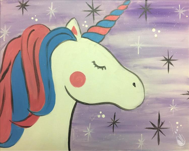 School's closed, let's paint! Twinkle Unicorn