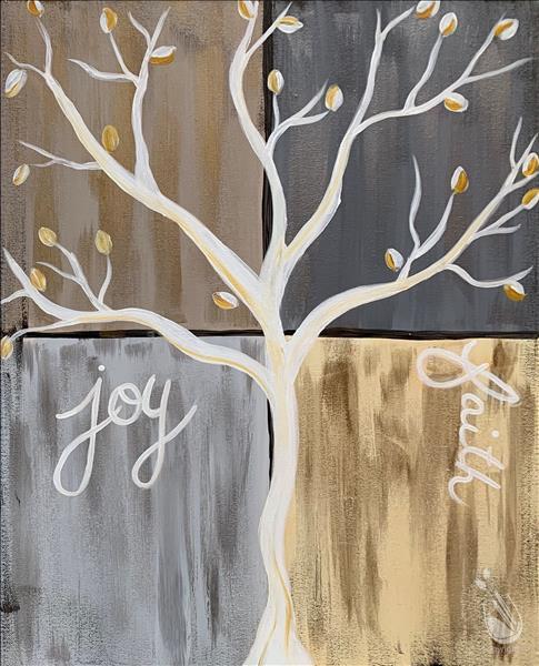 Meaningful Monday - Faith Tree in Neutrals