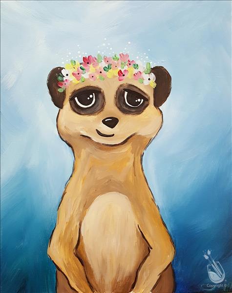 Flower Crown Meerkat