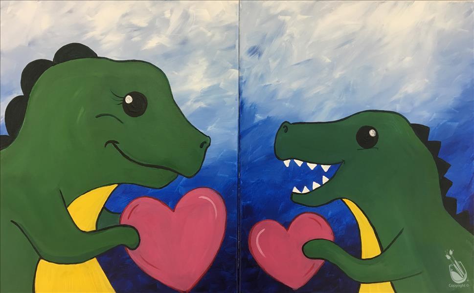 How to Paint *Family Day* You Make My Heart Saur Set