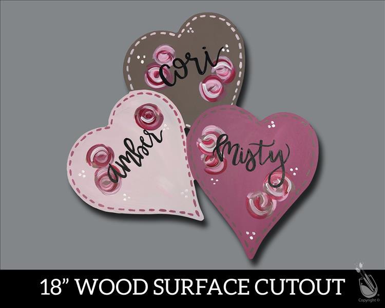 Special Workshop Wood Heart Cutout (all ages)