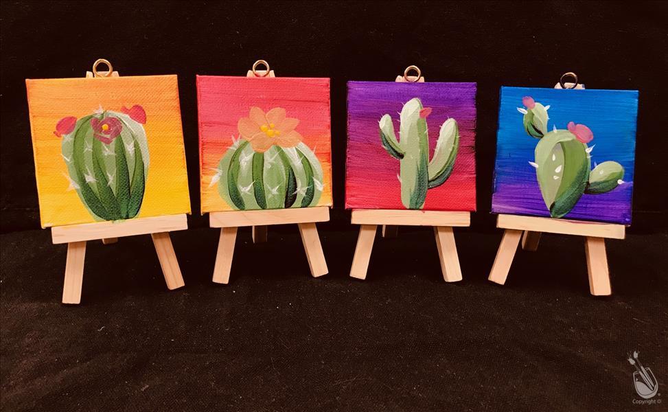 Cactus Mini Easel Set