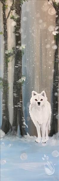 Snowy White Wolf (Pre-Sketched) Book Club Fav