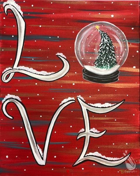 How to Paint Christmas Love (Ages 13+)