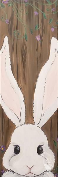 Spring Bunny Benjamin (10"x30" Canvas)
