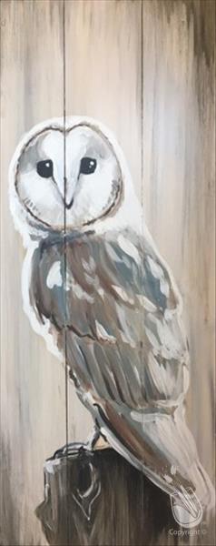 Rustic Barn Owl *Presketched*