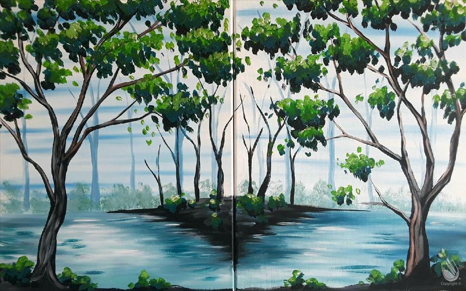 Spring View for Two *Paint as Set or Solo