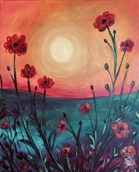 Sunny Days Poppies**Add A Candle**