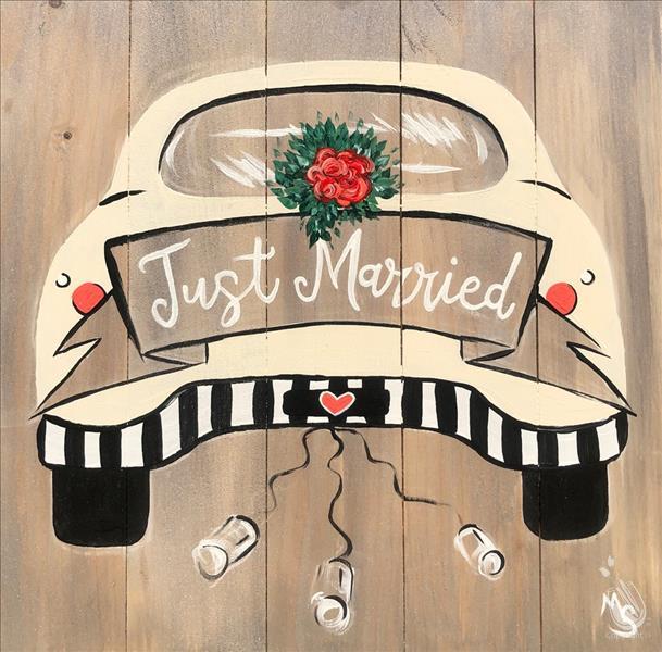 How to Paint Just Married