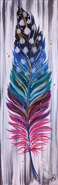 Rustic Feather Tuesday May 14 2024 Painting with a Twist