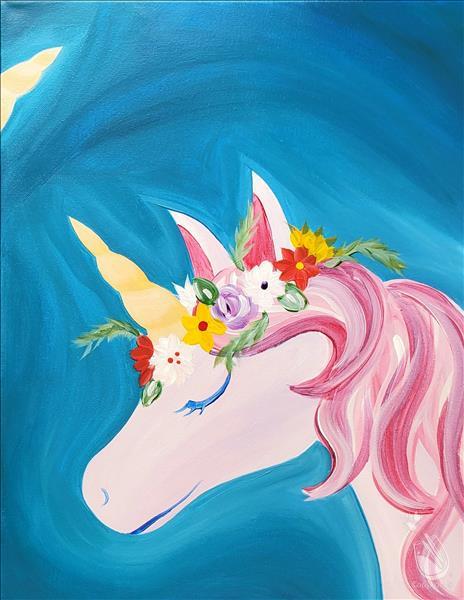 Mommy and Me Flower Crown Unicorn - Baby Unicorn