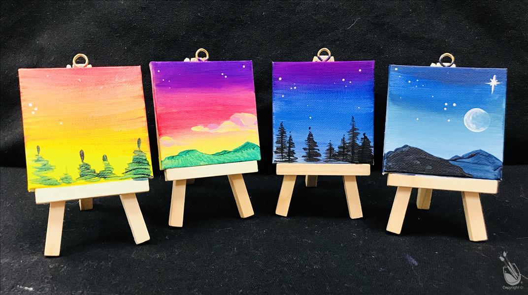 Phases of the Evening Mini Easel Set