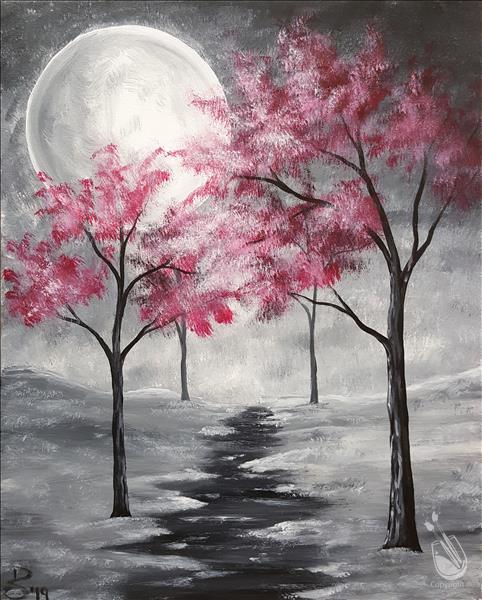 Moonlit Cherry Blossoms!