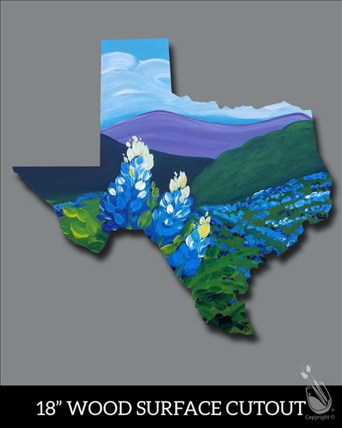 Texas Bluebonnets Cutout