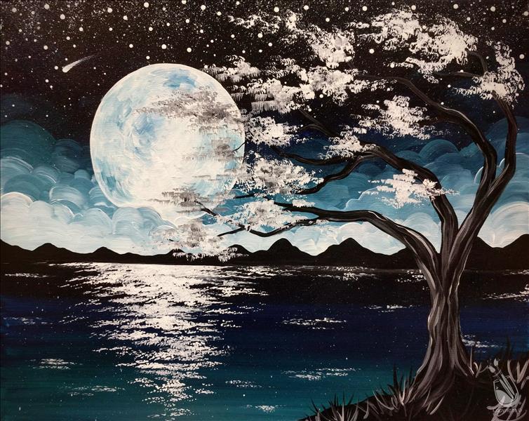 Midnight Reflection!  Painting Class Only