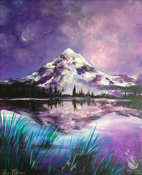 Purple Mountain Majesty Reflection