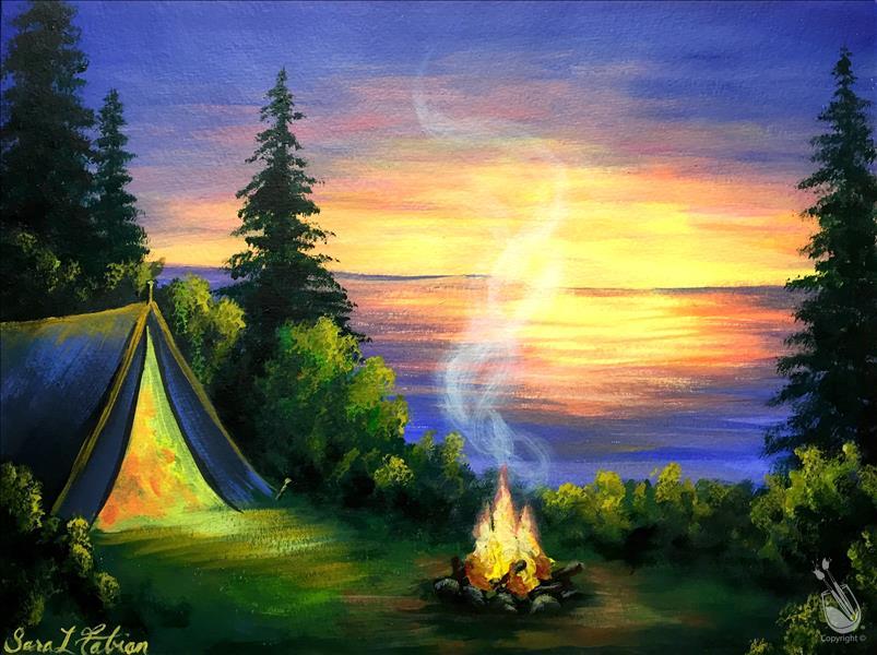 How to Paint Oceanside Camping!