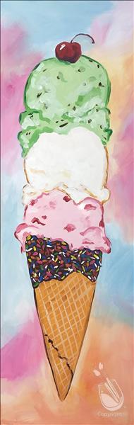 How to Paint TALL TUESDAY: Triple Scoop!