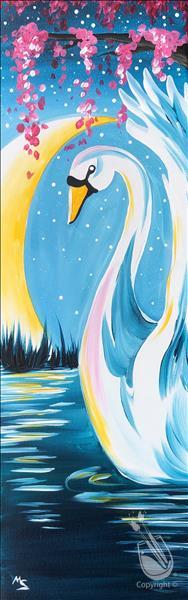 Moonlit Swan