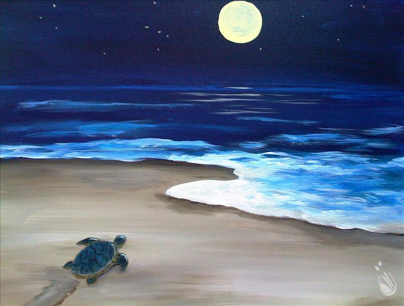 Thirsty Thursday ~ Turtle Heading Home