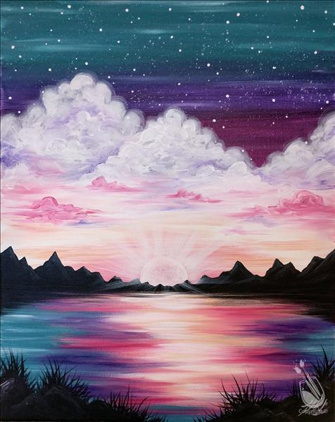 $5 OFF!  A Bright Morning (21+) Painting & Candle