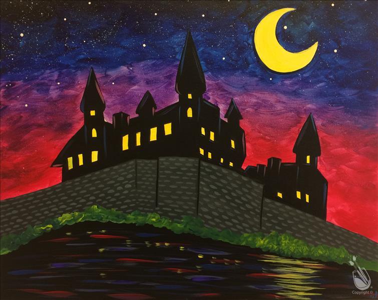 Moonlit Glowing Castle (teens + adults)