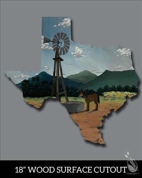 Texas Prairie Cutout