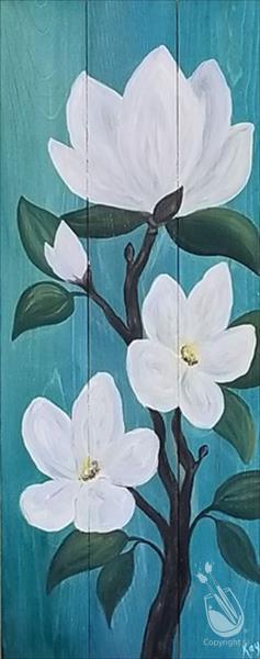 Magnolia Bliss (shown on wood board)