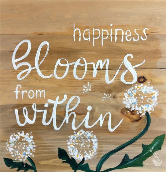 Happiness Blooms from Within
