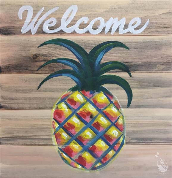 Mahogany Monday -  Welcome Pineapple